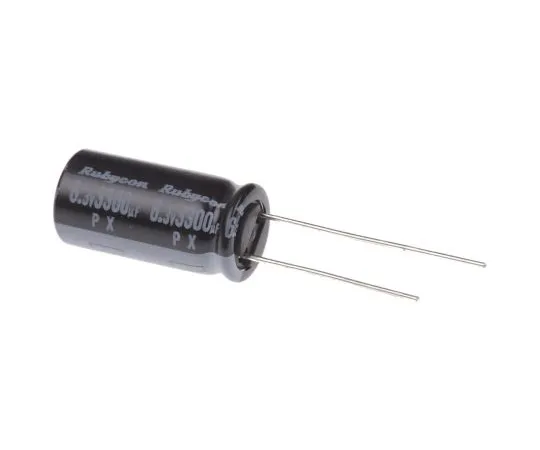 63-5080-91 Rubycon 3300μF 6.3V dc Aluminium Electrolytic Capacitor, Through Hole 10 x 20mm +105°C 10mm 5mm 6.3PX3300MEFC10X20