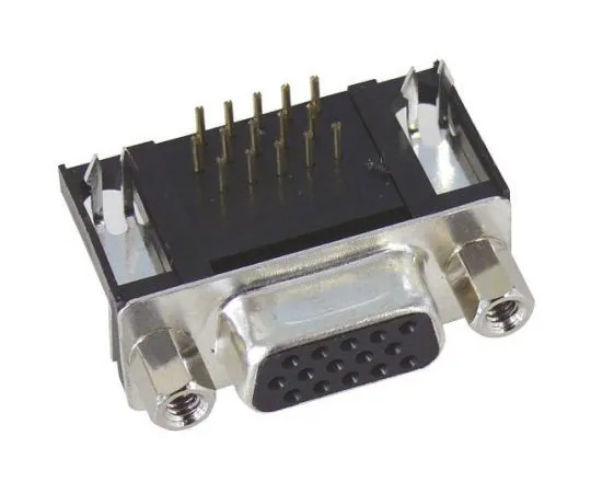 63-4970-92 Harting 26 Way Right Angle Through Hole PCB D-sub Connector Socket, 2.29mm Pitch, with 4-40 UNC Female Screwlocks, 9562527613