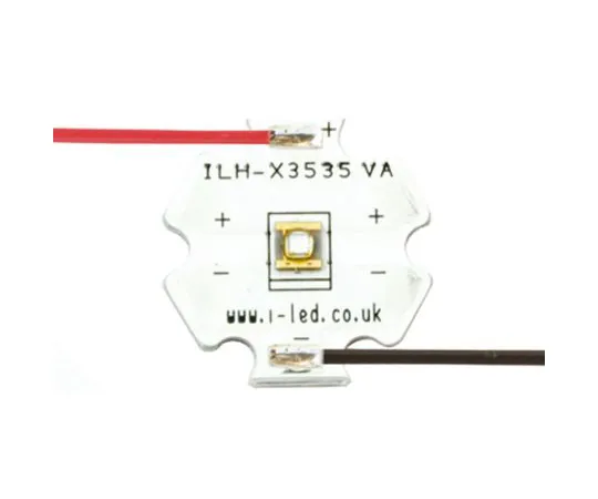 63-5136-84 ILH-XO01-S380-SC211-WIR200. Intelligent LED Solutions, N3535 1 Powerstar Series UV LED, 380nm 320mW 125 °, 4-Pin ILH-XO01-S380-SC211-WIR200.