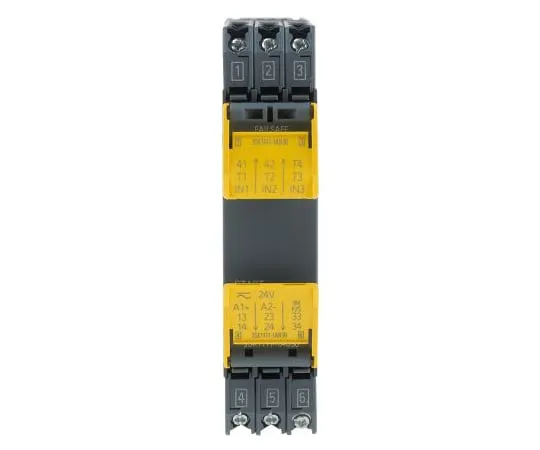 63-5097-07 Siemens 3SK1 24 V ac/dc Safety Relay Single Channel With 4 Safety Contacts 3SK1111-1AB30