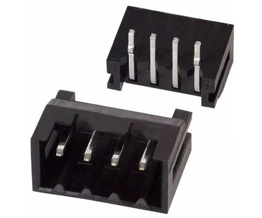 63-4980-87 Hirose DF3, 4 Way, 1 Row, Right Angle PCB Header DF3A-4P-2DS