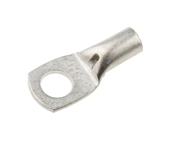 63-5141-98 RS PRO Uninsulated Tubular Ring Terminal, 6mm Stud Size, 6mm² to 6mm² Wire Size 841-7598