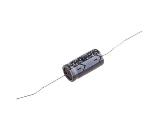 63-4990-30 RS PRO 330μF 63V dc Aluminium Electrolytic Capacitor, Through Hole 13 (Dia.) x 26mm +105°C 13mm 26mm 707-6619