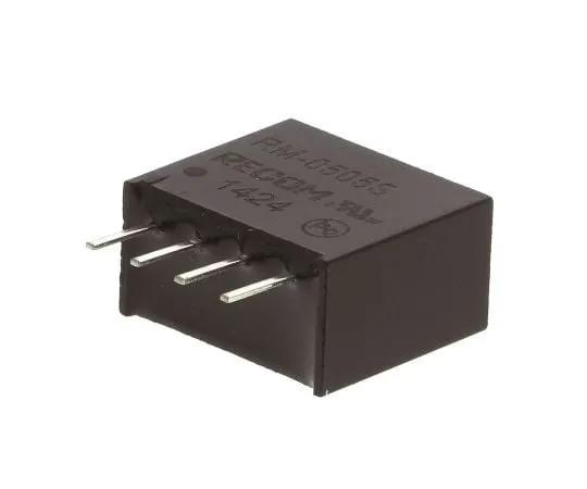 63-4938-44 Recom RM 0.25W Isolated DC-DC Converter Through Hole, Voltage in 4.5 → 5.5 V dc, Voltage out 5V dc RM-0505S