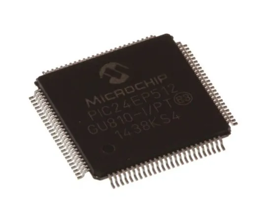 63-5065-11 Microchip, 16bit PIC Microcontroller, 70MHz, 536 kB Flash, 100-Pin TQFP PIC24EP512GU810-I/PT