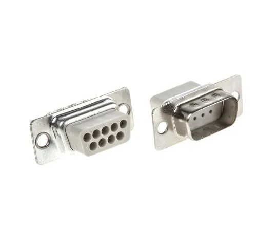 63-5016-60 MH Connectors MHD Series 2.77mm Pitch Straight Crimp D-Sub Connector Housing, Plug, 9 Pin DBC09SP-NW