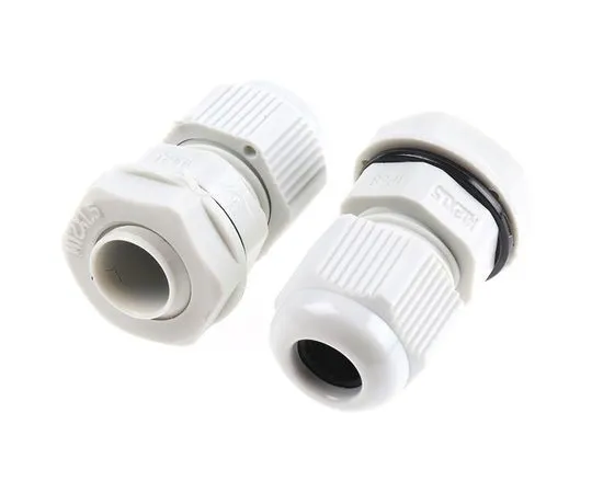 63-5135-28 RS Pro M12 Cable Gland With Locknut, Nylon, IP68 822-9739