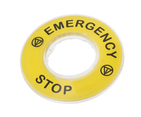 63-5161-15 Schneider Electric Harmony XB Leg*** Plate for *** with Emergency Stop Mushroom Head Push Button ZBY9320