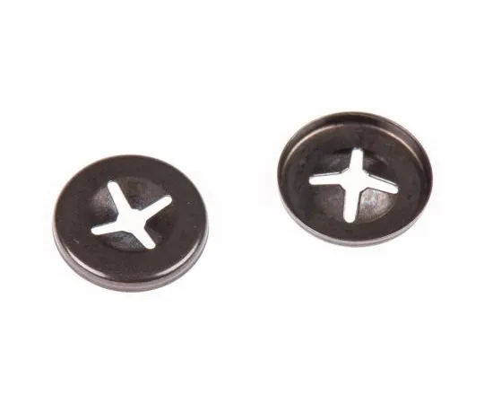 63-6568-67 Enamelled Steel Open Push-On Fastener for 2mm Shaft 172-307