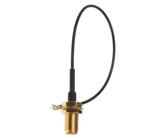 63-5108-91 RS Pro Black Male RP-SMA to Male U.FL RF Coaxial Cable, 50 Ω 794-2847