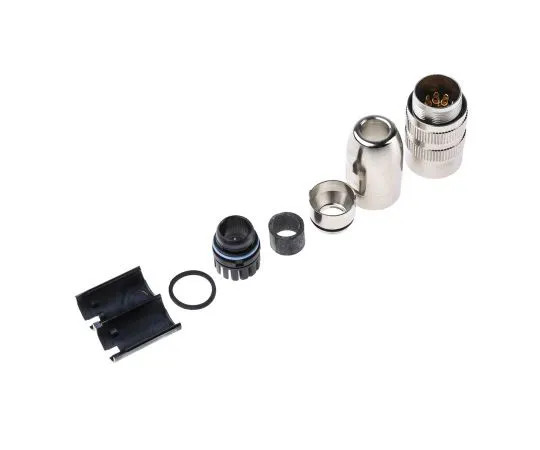 63-4976-09 Lumberg 8 Pole Din Socket Socket, DIN EN 60529, 5A, 60 V ac IP68 0322 08-1