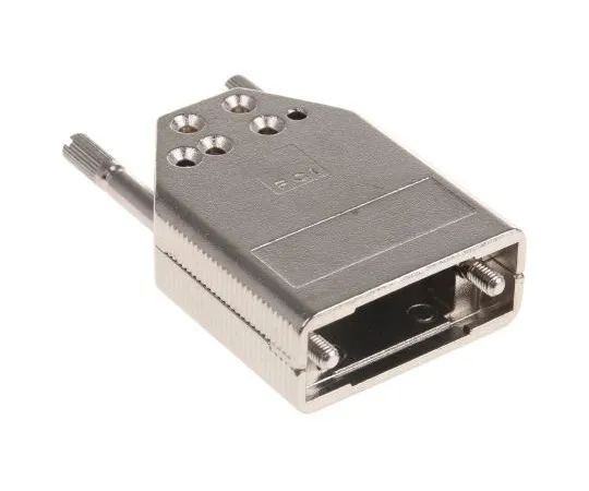 63-5044-07 Amphenol FCI 8655MH Series Die Cast Zinc D-sub Connector Backshell, 9 Way, Strain Relief 8655MH0912LF