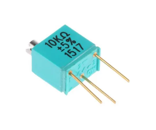 63-5078-05 10kΩ Through Hole Trimmer Potentiometer 0.25W Top Adjust Vishay Foil Resistors 1240 Series Y405310K0000J0L