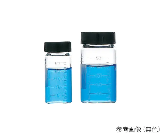 62-9978-32 Scaled Vial Colorless (Phenol Cap (Black) + Double Fluorine PTFE Packing Standard Set) 10 mL 5 Pack GV -10 206010
