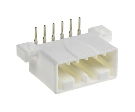 63-5014-36 TE Connectivity MULTILOCK 070 Series 3.5mm Pitch 6 Way 1 Row Right Angle PCB Socket, Through Hole, Solder Termination 175783-1