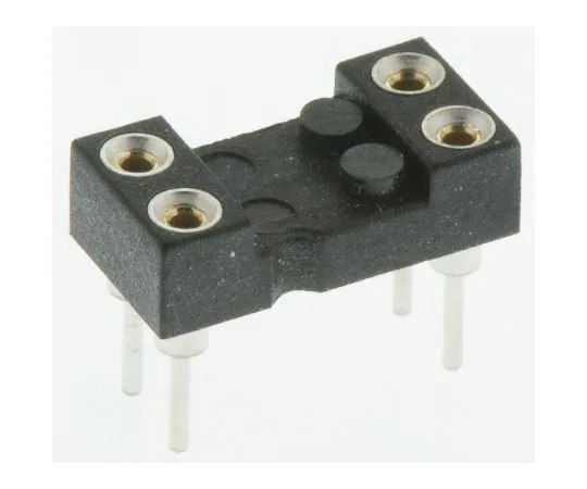 63-4983-06 Preci-Dip 2.54mm Pitch Vertical 4 Way, Through Hole Turned Pin Open Frame IC Dip Socket, 1A 110-87-304-41-001101