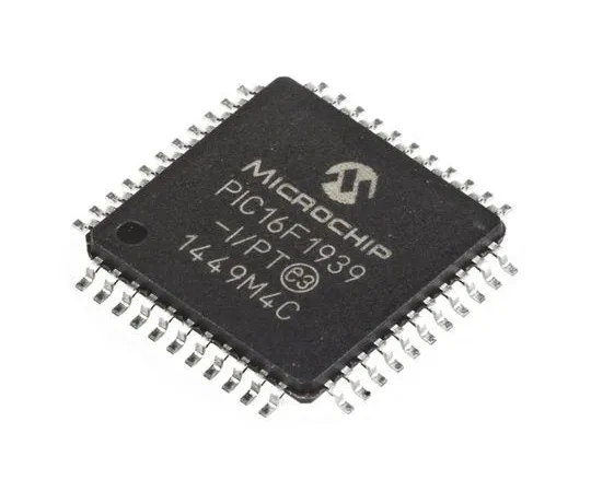 63-5009-27 Microchip, 8bit PIC Microcontroller, 32MHz, 28 kB Flash, 44-Pin TQFP PIC16F1939-I/PT