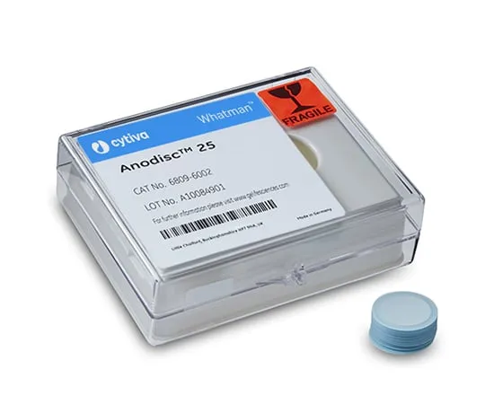 62-6180-04 Anodisc (25 mm 0.02 μm with Support Ring) 1 Pack (50 Sheets) 6809-6002