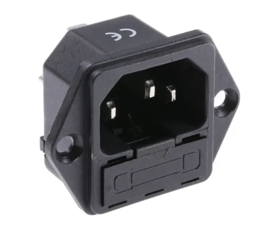 63-5125-17 RS PRO C14 Screw Mount IEC Plug Male, 10A, 250 V ac, F*** Size 5 x 20mm 811-7213
