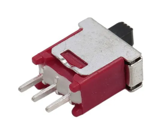 63-5036-24 PCB Slide Switch Single Pole Double Throw (SPDT) Latching 3 A @ 120 V ac Top 734-7261