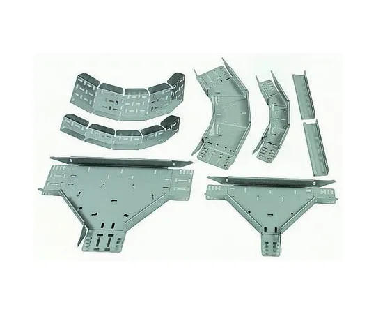 63-6551-33 Legrand Heavy Duty Adjustable B*** Hot Dip Galvanised Steel Cable Tray, 75 mm Width, 50mm Depth SRFAB/75/G