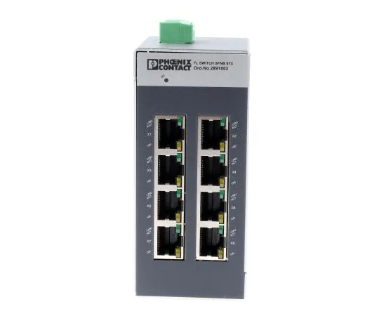 63-5002-39 Phoenix ContactFL SWITCH SFNB 8TX Ethernet Switch Ethernet Device for *** with Ethernet Network 2891002