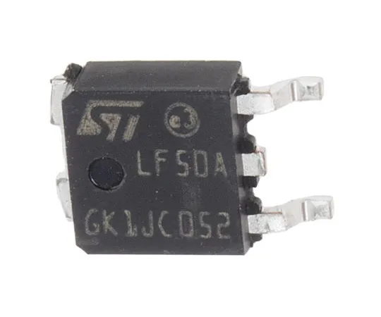 63-4961-55 STMicroelectronics LF50ABDT-TR, LDO Regulator, 500mA, 5 V, ±1% 3-Pin, DPAK LF50ABDT-TR