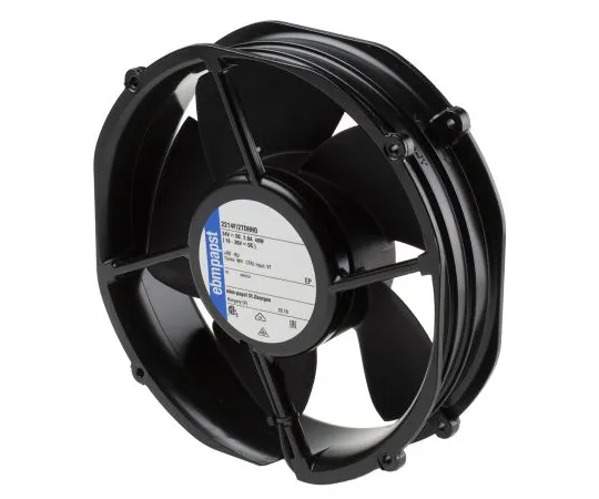 63-5044-15 ebm-papst S-Force Series Axial Fan, 200 x 50.8mm, 940m³/h, 48W, 24 V dc 2214F/2TDHHO