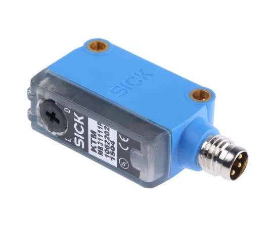63-5113-70 12.5 mm White LED Contrast Sensors, NPN, PNP, 100 mA, 12 → 24 V dc, IP67 KTM-MB31111P