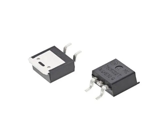 63-4967-18 ON Semiconductor, 5 V Linear Voltage Regulator, 2.2A, 1-Channel, ±4% 3-Pin, D2PAK MC7805CD2TR4G MC7805CD2TR4G