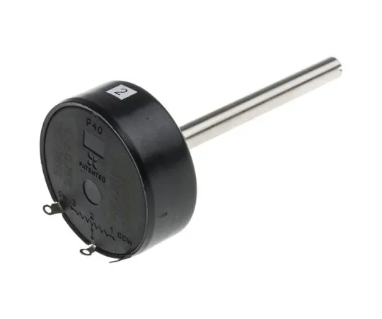 63-5142-43 RS Pro 1 Gang Rotary Wirewound Potentiometer with a 6.35 mm Dia. Shaft, 10kΩ, ±10%, 3W, Linear 842-7006