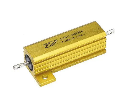 63-5020-41 TE Connectivity HSA50 Series Aluminium Ho***d Solder Lug Wire Wound Panel Mount Resistor, 10Ω ±5% 50W HSA5010RJ