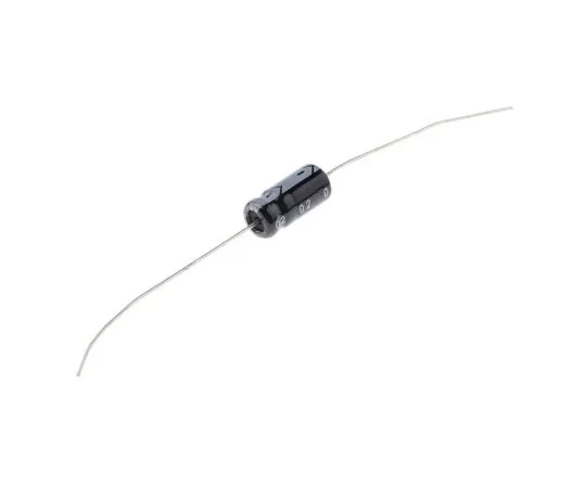 63-4989-94 RS PRO 33μF 16V dc Aluminium Electrolytic Capacitor, Through Hole 6 (Dia.) x 13mm +105°C 6mm 13mm 707-6464