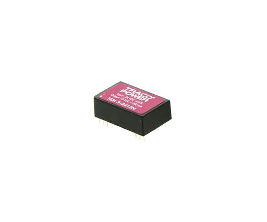 63-5102-47 TRACOPOWER TEM 3N 3W Isolated DC-DC Converter Through Hole, Voltage in 4.5 → 5.5 V dc, Voltage out ±15V dc TEM 3-0523N