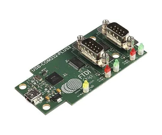 63-4963-25 FTDI Chip USB to RS232 (Dual) Adapter Board - USB-COM232-Plus2 USB-COM232-Plus2