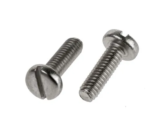 63-5176-41 RS Pro, M2.5 Pan Head, 8mm Stainless Steel Slot A2 3040.45 914-1567