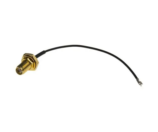 63-5108-84 RS Pro Black Female SMA to Male U.FL RF Coaxial Cable, 50 Ω 794-2825