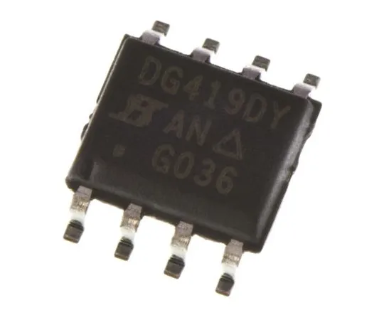 63-4997-36 DG419DY-T1-E3 Vishay, Analogue Switch Single SPDT, 15 V, 18 V, 24 V, 28 V, 8-Pin SOIC DG419DY-T1-E3