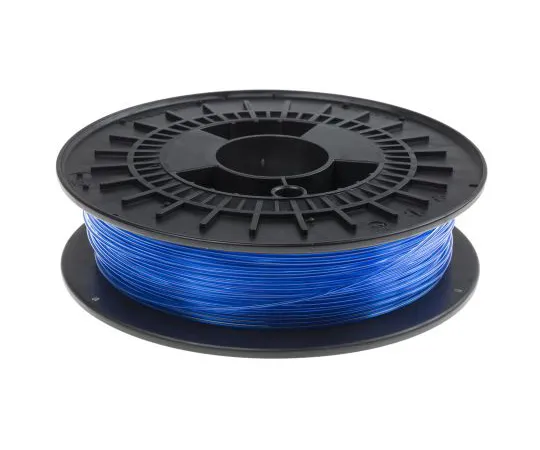 63-5163-66 RS PRO 1.75mm Translucent Blue PET-G 3D Printer Filament, 500g 891-9296