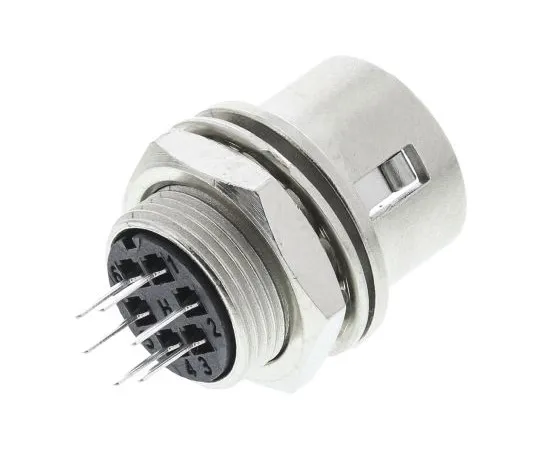 63-5105-88 Hirose HR10 Series Micro Panel Mount Connector, 6 contacts Plug HR10A-7R-6PB(73)