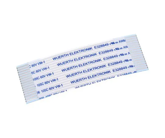63-5077-97 Wurth Elektronik WR-FFC FFC Jumper Cable, 1mm Pitch, 16 Way, 50mm Cable Length, 1 A, 60 V ac 686616050001