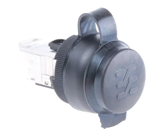 63-5046-68 Weidmuller FrontCom Micro Series, Female Cat6a RJ45 Connector IE-FCM-RJ45-FJ-B -1018820000