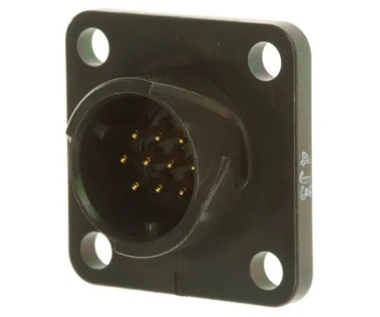 63-5009-11 Hirose HR34B Series Miniature Panel Mount Connector, 10 contacts Socket HR34B-12WRA-10P