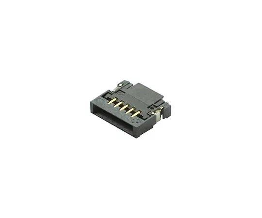 63-5086-07 Amphenol FCI SFVL 0.5mm Pitch 5 Way Right Angle SMT Male FPC Connector, ZIF Bottom Contact 59453-051110EDHLF