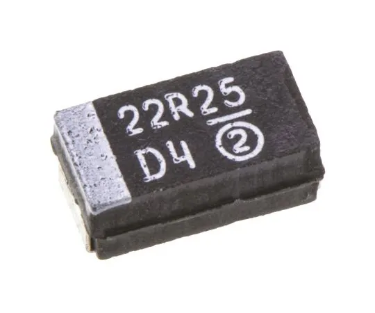 63-4959-90 Vishay Tantalum Capacitor 22μF 25V dc MnO2 Solid ±10% Tolerance TR3 Series TR3C226K025C0400