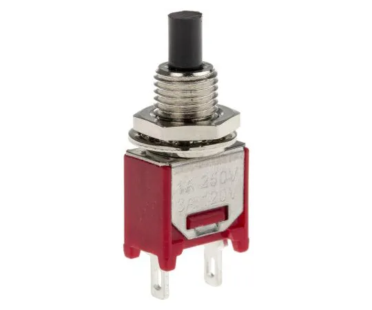 63-5035-36 RS PRO Single Pole Single Throw (SPST) Momentary Push Button Switch, 4.95 (Dia.)mm, Panel Mount, 32/50/125V ac 734-6735