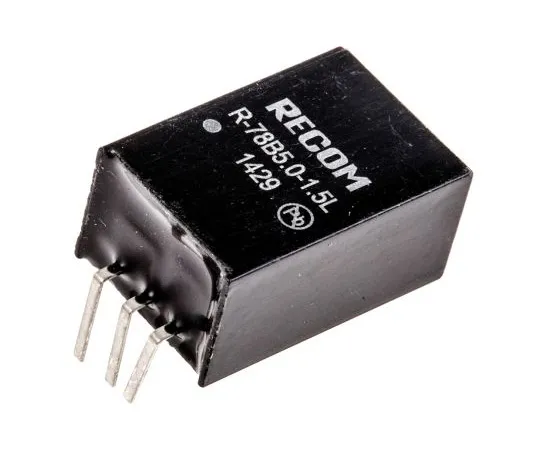 63-4938-26 Recom Switching Regulator, 6.5 → 18V dc Input, 5V dc Output, 1.5A R-78B5.0-1.5L