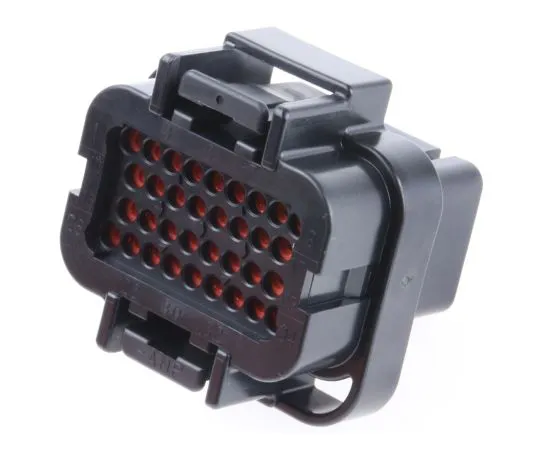 63-5018-09 TE Connectivity SUPERSEAL Series, 4 Row 34 Way Cable Mount Plug Housing 3-1437290-9