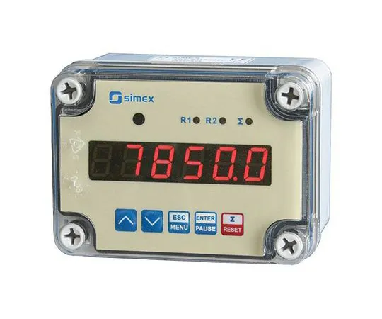 63-5176-90 Simex 6 Digit, LED, Counter, 5 kHz, 10 kHz, 230 V ac SLIK-N118-1521-1-4-001