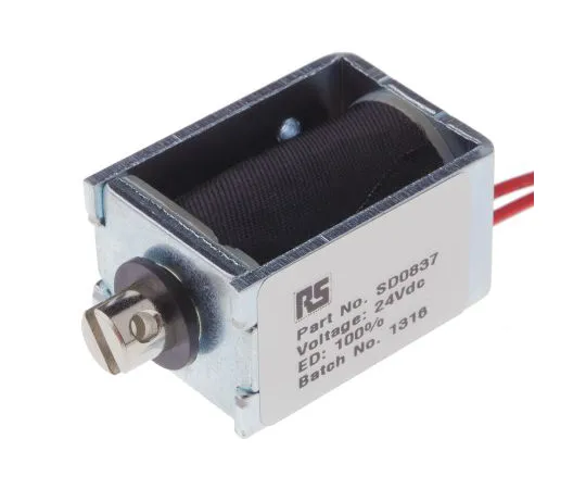 63-5172-34 Pull Action DC D-Frame Solenoid, 10mm stroke, 5W, 24 V dc SD0837 24V